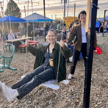 The ABQ Collective - Outdoor swing set - Hair Salons Near Me - Albuquerque, New Mexico
