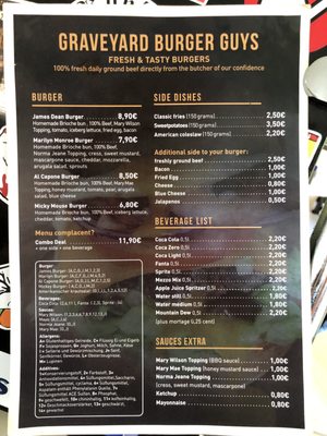 Menu photo 2 Graveyard Burger Guys Wiesbaden, HE