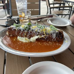 The fried mozzarella log! One full pound.