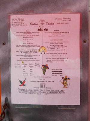 Menu photo 8 Gato's Tacos Tazewell, TN Menu photo 8 Gato's Tacos Tazewell, TN