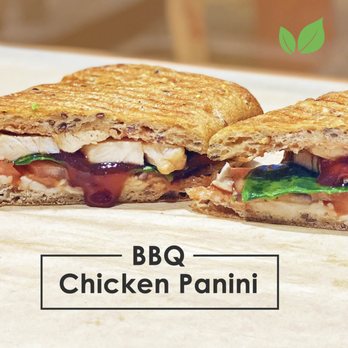Fresh Healthy Cafe - BBQ Chicken Panini - Juice Bars & Smoothies Near Me - Kingston, Ontario Fresh Healthy Cafe - BBQ Chicken Panini - Juice Bars & Smoothies Near Me - Kingston, Ontario