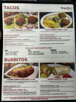 Menu photo 6 Tequila's Taqueria San Jose, CA Menu photo 6 Tequila's Taqueria San Jose, CA