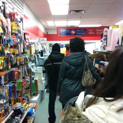 Bloorcourt Stationery & Post - Line up half way to the door. 3pm on a Tuesday.