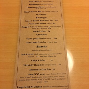 Ten10 Brewing Co - Menu - Sandwiches Near Me - Orlando, Florida Ten10 Brewing Co - Menu - Sandwiches Near Me - Orlando, Florida