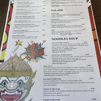 Soi 30th - Menu - Thai Near Me - San Diego, California Soi 30th - Menu - Thai Near Me - San Diego, California