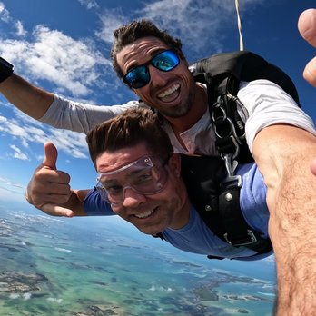 Skydive Key West - Key West in the background! - Skydiving Near Me - Sugarloaf, Florida