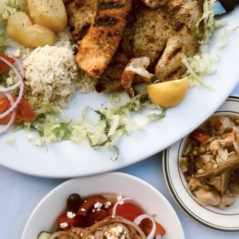 Zorba's Taverna - Fisherman Feast & authentic peasant (Greek) salad (no lettuce). - Greek Near Me - Philadelphia, Pennsylvania Zorba's Taverna - Fisherman Feast & authentic peasant (Greek) salad (no lettuce). - Greek Near Me - Philadelphia, Pennsylvania