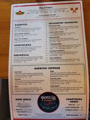 Menu photo 6 Polli's Mexican Restaurant Makawao, HI Menu photo 6 Polli's Mexican Restaurant Makawao, HI