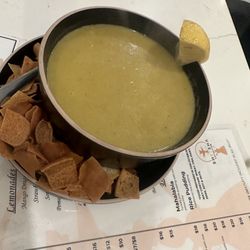Sheesha Lounge & Grill - Lentil soup with pita chips