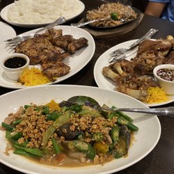 Gerry's Grill - Pinakbet, Grilled Chicken, Crispy Pata and Sisig.