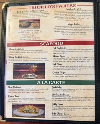 Menu photo 1 Trujillo's Comedor Y Cantina Waco, TX