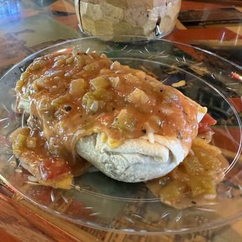 Homestead Cafe - Combo Green Chile Burrito Breakfast  ($8.95) - Coffee & Tea Near Me - Albuquerque, New Mexico