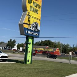 Sign is easy to spot