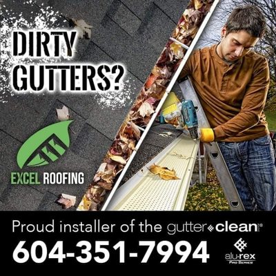 Eco Friendly Gutter Cleaning! - Gutter Cleaning
Stay away from your ladder and say goodbye to overflowing gutters. Our experienced team will remove all debris, leaves and other objects that clog your gutter.
Gutter Guards Installation
Our team of experts offers not only gutter cleaning services, but also Alu-Rex Gutter Clean System® gutter guard installation. Perfect for wooded areas, this product has a polymer membrane that creates a watertight seal between the back of the gutter guard and the gutter itself, cutting your cleaning time by 75%. Years of experience in the industry have shown us that there’s no such thing as the perfect product, but Alu-Rex’s 40-year no-clog warranty guarantees you get the best quality and value. Eco Friendly Gutter Cleaning! - Gutter Cleaning
Stay away from your ladder and say goodbye to overflowing gutters. Our experienced team will remove all debris, leaves and other objects that clog your gutter.
Gutter Guards Installation
Our team of experts offers not only gutter cleaning services, but also Alu-Rex Gutter Clean System® gutter guard installation. Perfect for wooded areas, this product has a polymer membrane that creates a watertight seal between the back of the gutter guard and the gutter itself, cutting your cleaning time by 75%. Years of experience in the industry have shown us that there’s no such thing as the perfect product, but Alu-Rex’s 40-year no-clog warranty guarantees you get the best quality and value.