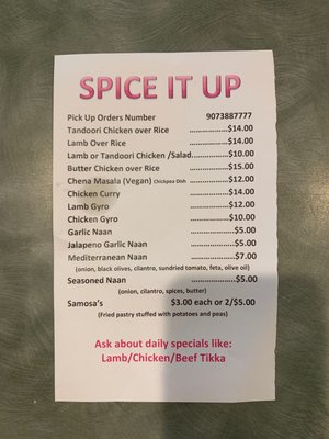 Menu photo 2 Spice It Up Fairbanks, AK Menu photo 2 Spice It Up Fairbanks, AK