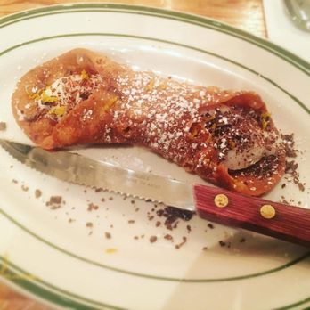 Lucia’s Berkeley - Poor cannoli! Good taste and super small size! - Pizza Near Me - Berkeley, California