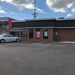 Outside view from parking lot in South side of building.