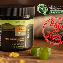 New Leaf Organic Wellness - Restock alert! Our best selling gummy will relieve the stress and calm you down. Stop by today!