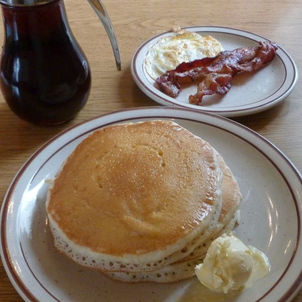 The Chalet Restaurant - Pancake Combo... - Breakfast & Brunch Near Me - Spokane, Washington The Chalet Restaurant - Pancake Combo... - Breakfast & Brunch Near Me - Spokane, Washington