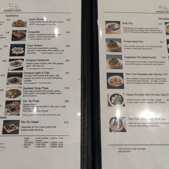 Rin-Tei - Menu as of 01.27.2025 - Asian Fusion Near Me - San Mateo, California Rin-Tei - Menu as of 01.27.2025 - Asian Fusion Near Me - San Mateo, California