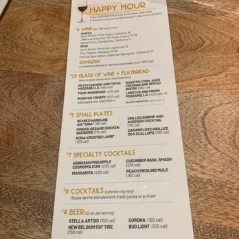 Seasons 52 - Happy Hour menu - Seafood Near Me - Birmingham, Alabama Seasons 52 - Happy Hour menu - Seafood Near Me - Birmingham, Alabama