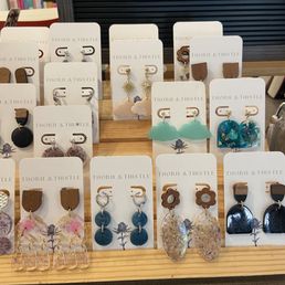 Earrings (not far from the books!)