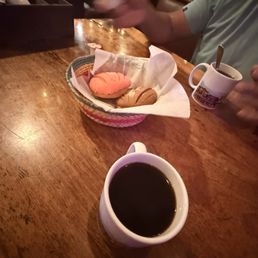 Café de olla with pan dulce Café de olla with pan dulce