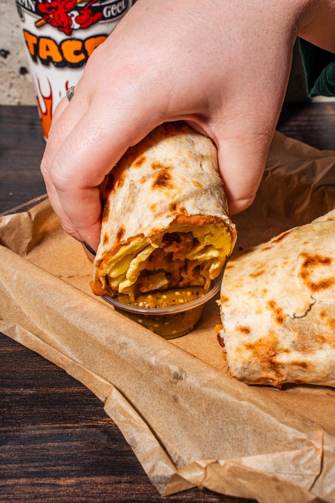 Food from Torchy's Tacos