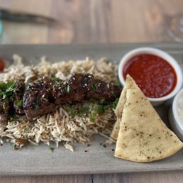 Moroccan Spiced Lamb Kebab