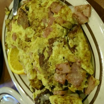 Once Upon A Grill - The ham, bacon, sausage and mozzarella omelette, super average. - Delis Near Me - Northbrook, Illinois