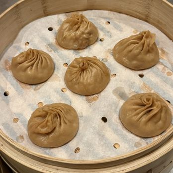 Paradise Dynasty - A8. BBQ Pulled Pork Xiao Long Bao (Kurobuta Pork) 烧烤手撕肉小笼包 (黑豚肉馅) - Singaporean Near Me - Costa Mesa, California