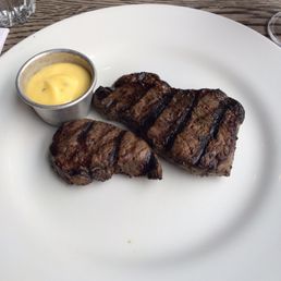 The steak . The steak .