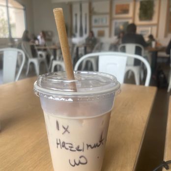Lighthouse Coffee - Hazelnut latte - Coffee & Tea Near Me - Santa Barbara, California
