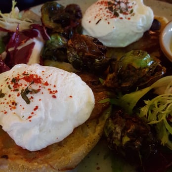Tigerlily - Close up of the pork belly eggs benny - Indian Near Me - Berkeley, California Tigerlily - Close up of the pork belly eggs benny - Indian Near Me - Berkeley, California