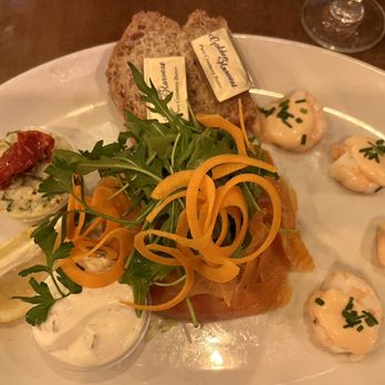 The Old Mill Restaurant - Cold Platter of Smoked Salmon, Prawns & Caper Mayonnaise - Seafood Near Me - Dublin, D