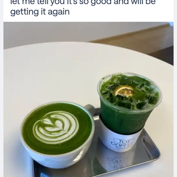 Tot Coffee - Hot and iced Matcha - Coffee & Tea Near Me - Redondo Beach, California