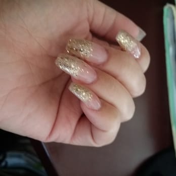 Luxury Nail Spa - Acrylic fresh set with coffin tip. - Nail Salons Near Me - Pinole, California