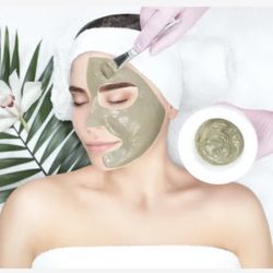 Boss Body Lymphatic Drainage & Sculpting - Mud mask facial shrink large pores brightens skin for younger Youthful skin