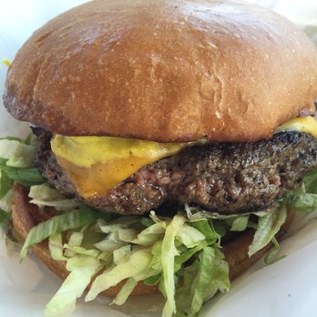 Maple and Motor - Half pound cheeseburger with cheddar cheese, mustard and lettuce - Burgers Near Me - Dallas, Texas Maple and Motor - Half pound cheeseburger with cheddar cheese, mustard and lettuce - Burgers Near Me - Dallas, Texas