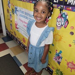 Divine Inspirations Learning Center - I am ready for school today and happy.