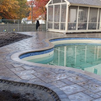 Landry Landscaping - Job in n attleboro on Cumberland Avenue..complete renovation of back yard including new coping around pool area. - Landscaping Near Me - Attleboro, Massachusetts Landry Landscaping - Job in n attleboro on Cumberland Avenue..complete renovation of back yard including new coping around pool area. - Landscaping Near Me - Attleboro, Massachusetts