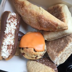 The Bread Box - Soda Farls, Oatmeal Biscuits, Orange Chocolate Chip Scones, and an eclair