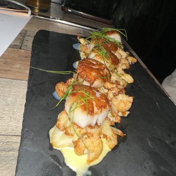Beeside Balcony - Scallops to perfection - Mediterranean Near Me - Del Mar, California Beeside Balcony - Scallops to perfection - Mediterranean Near Me - Del Mar, California