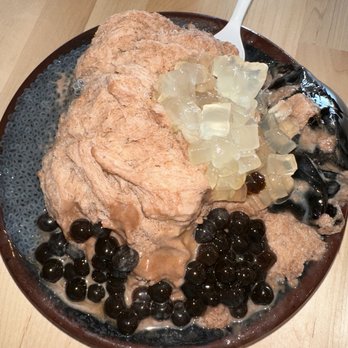 Teapioca Lounge - Chocolate snow ice with Basil seed,herbal jelly, regular tapioca - Coffee & Tea Near Me - Frazer, Pennsylvania