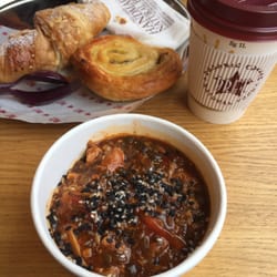 Pret A Manger - BBQ pulled pork quinoa and pastries