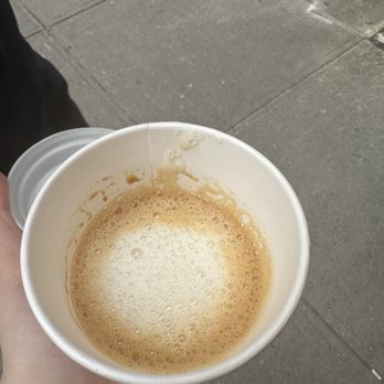 Poppy's - Half filled cup - Cafes Near Me - Brooklyn, New York