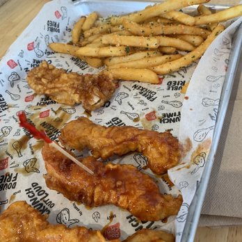 Bonchon Addison - Lunch special - chicken tenders and Seasoned Fries - Korean Near Me - Addison, Texas Bonchon Addison - Lunch special - chicken tenders and Seasoned Fries - Korean Near Me - Addison, Texas