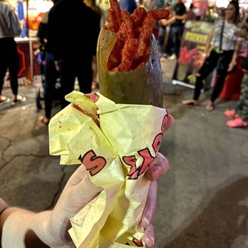 Arizona State Fair - Hot Cheetos in a Pickle - Amusement Parks Near Me - Phoenix, Arizona Arizona State Fair - Hot Cheetos in a Pickle - Amusement Parks Near Me - Phoenix, Arizona