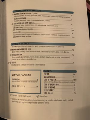 Menu photo 8 Pandita Eugene, OR