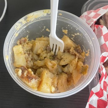 Due South BBQ - Smoked potatoes. Smokey, yes. Flavorful, NO. Super bland. - Southern Near Me - Roanoke, Virginia